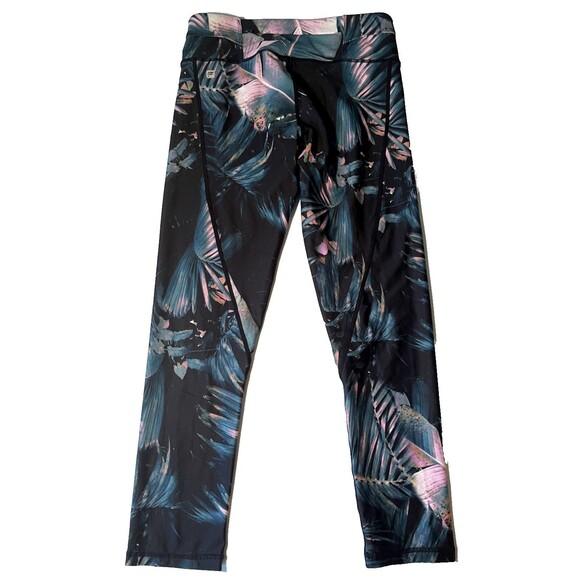 Fabletics Leggings Womens XS Extra Small Gia PowerLite Crop Capri Havana Pockets - Picture 2 of 10